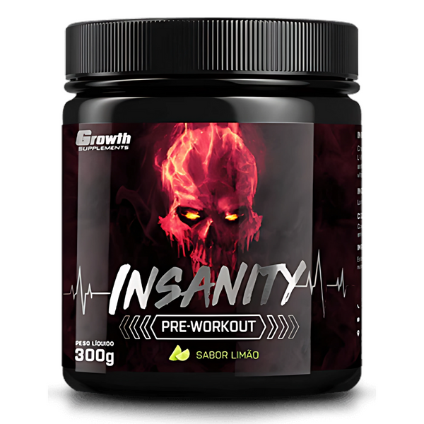 PRÉ-TREINO INSANITY 300G - GROWTH SUPPLEMENTS