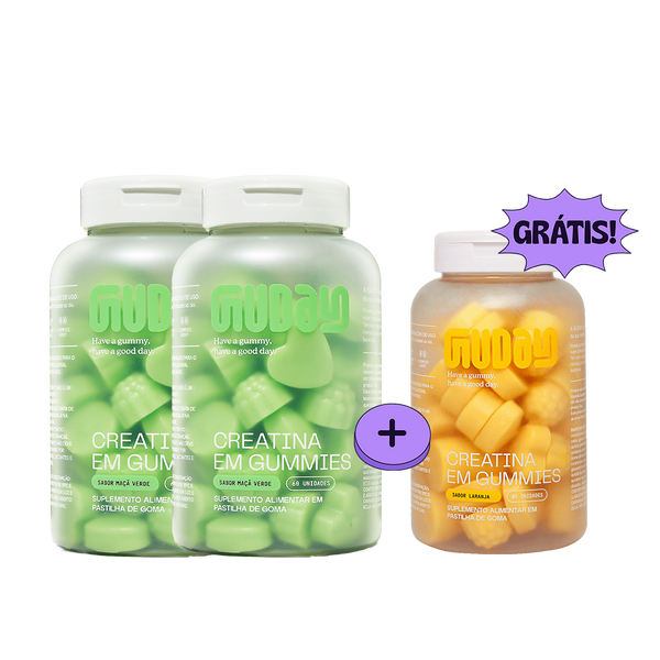Pague 2 e Ganhe 1 Pote de Creatina versão 15 Dias 💪🍬