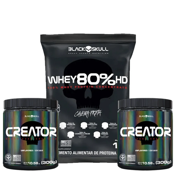 WHEY 80% HD + 2x CREATOR 300G