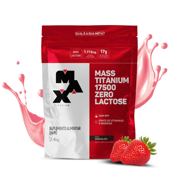 Mass 17500 Zero Lactose Refil 2,4kg Max Titanium